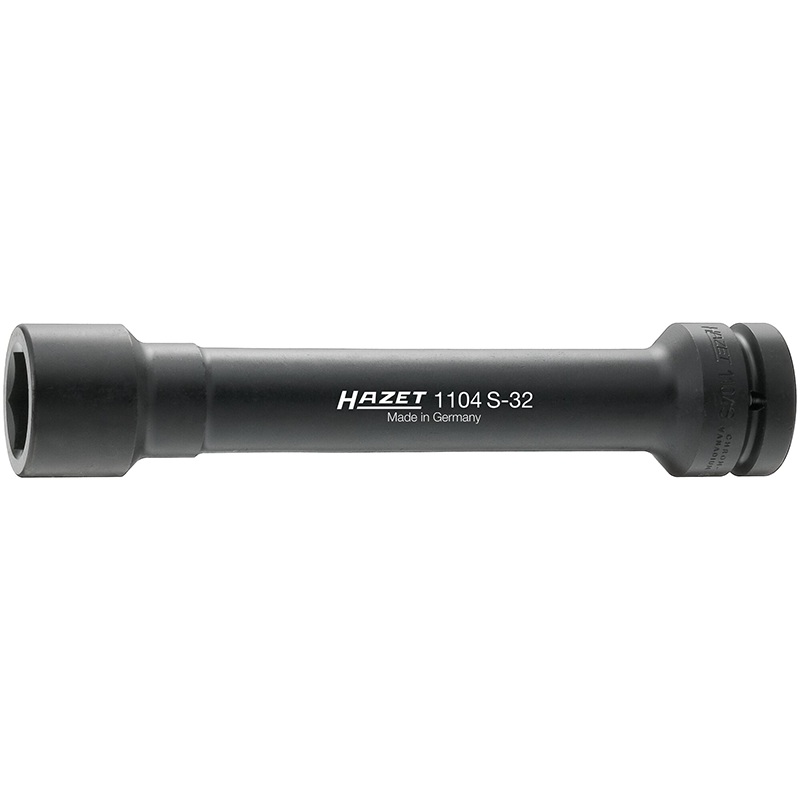 Hazet 1104S-32 Impact Socket  6-point, 1" Drive, 32mm x 270mm