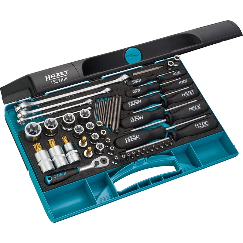 Hazet 1557/58 TORX Tool Set, 58 Pieces