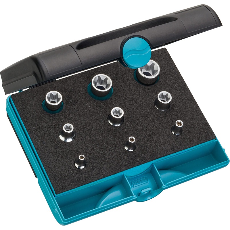 Hazet 1557/9 TORX Tool Set, 9 Pieces