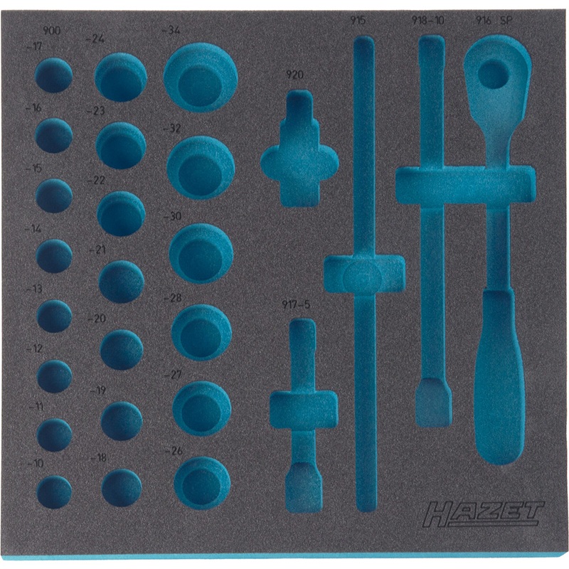 Hazet 163-102L Empty 2-Component Soft Foam Insert