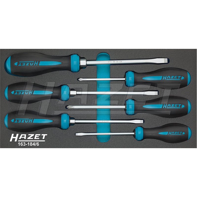 Hazet 163-184/6 HEXAnamic Screwdriver Set, 6 Pieces