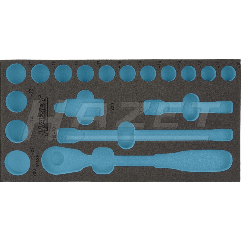 Hazet 163-191L Empty 2-Component Soft Foam Insert
