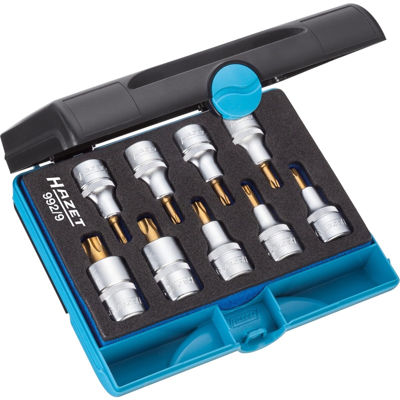 Hazet 992/9 TORX screwdriver socket set