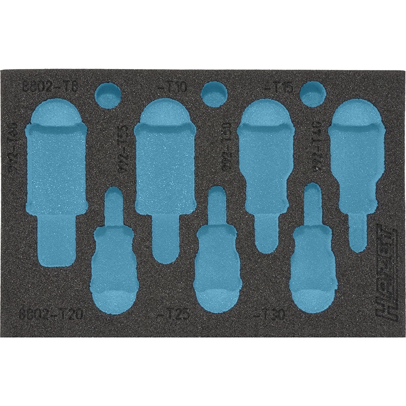 Hazet 163-218L Empty 2-Component Soft Foam Insert