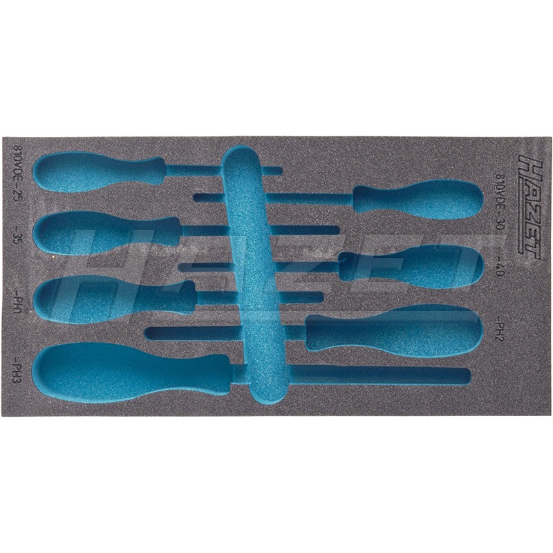 Hazet 163-229L Empty 2-Component Soft Foam Insert
