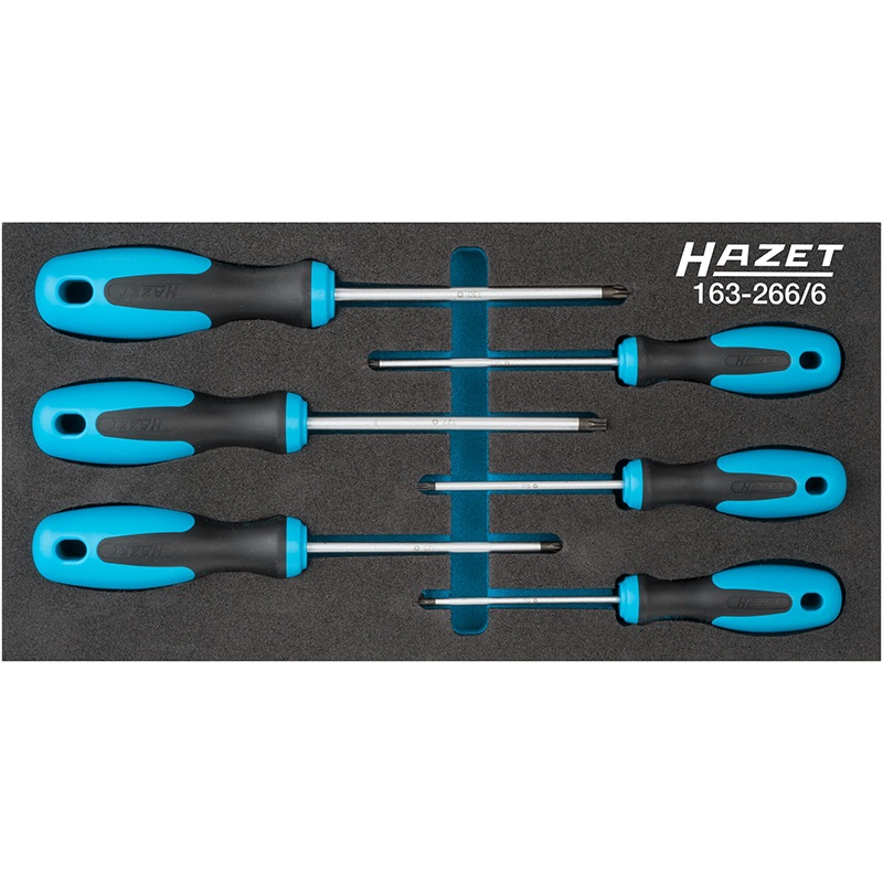 Hazet 163-266/6 TORX Screwdriver Set, 6 Pieces