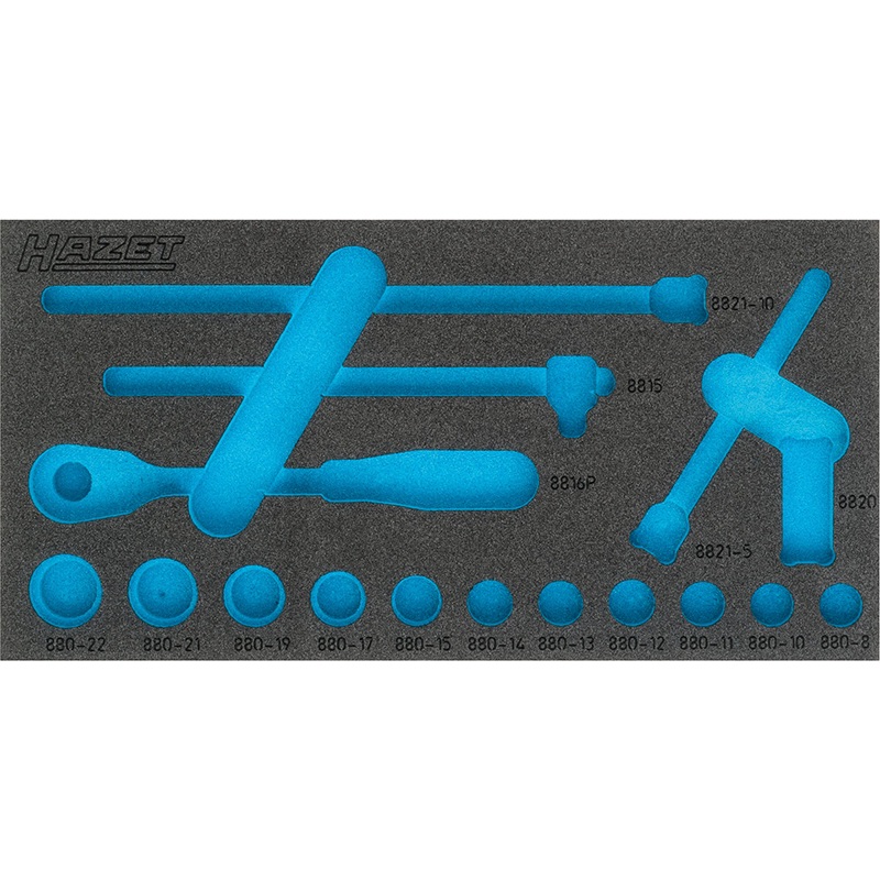 Hazet 163-334L Empty 2-Component Soft Foam Insert