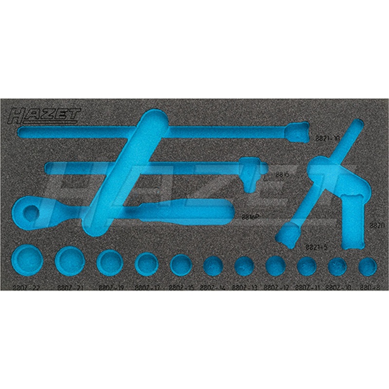 Hazet 163-335L Empty 2-Component Soft Foam Insert