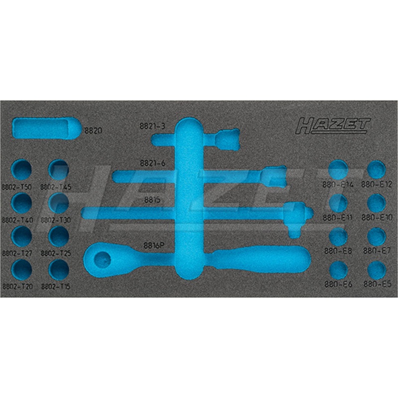 Hazet 163-348L Empty 2-Component Soft Foam Insert
