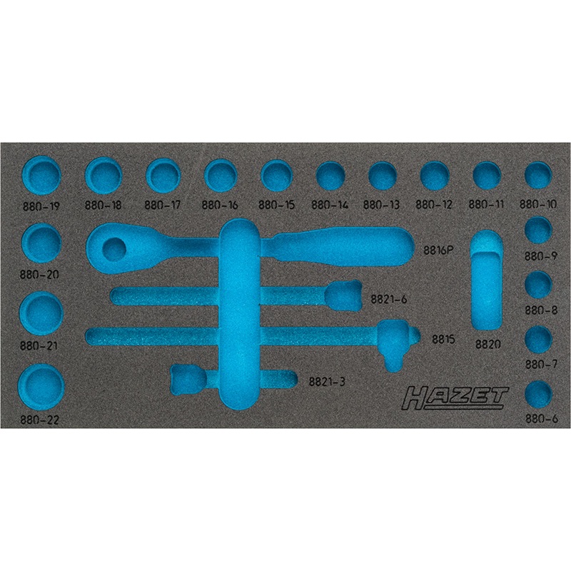 Hazet 163-353L Empty 2-Component Soft Foam Insert