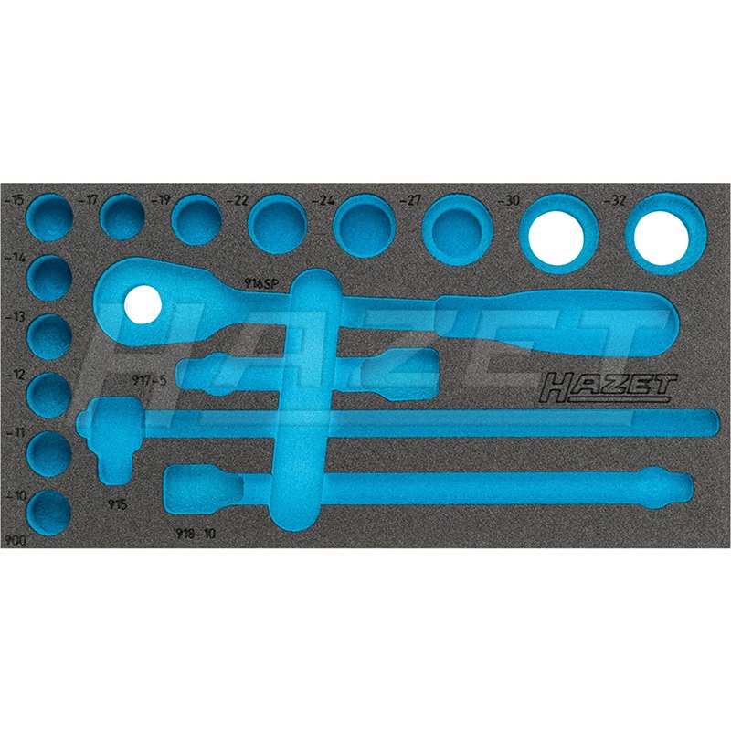 Hazet 163-358L Empty 2-Component Soft Foam Insert