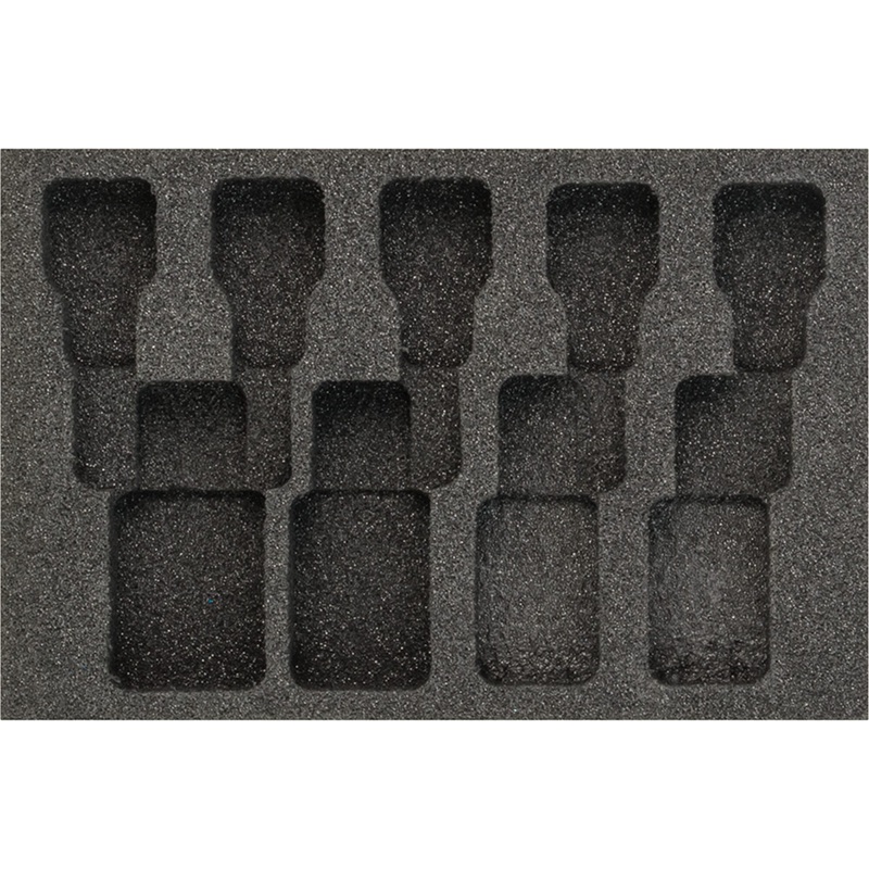 Hazet 163-361L Empty 2-Component Soft Foam Insert