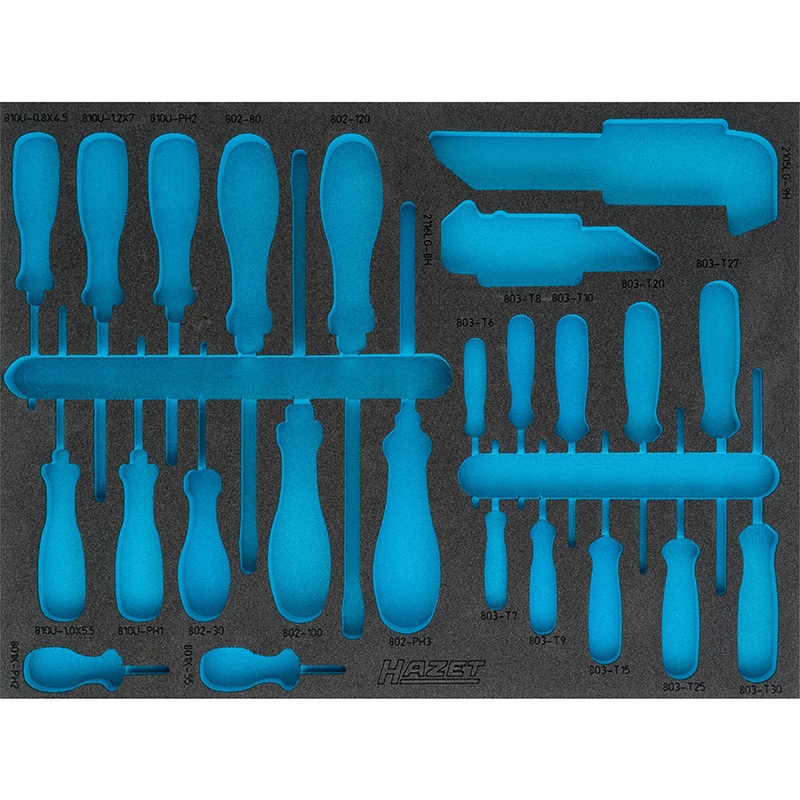 Hazet 163-373L Empty 2-Component Soft Foam Insert