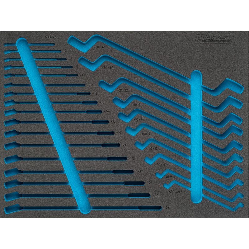 Hazet 163-374L Empty 2-Component Soft Foam Insert