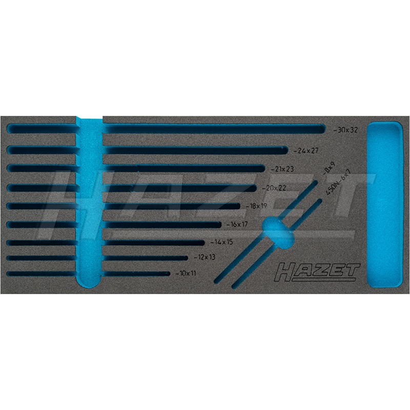 Hazet 163-377L Empty 2-Component Soft Foam Insert