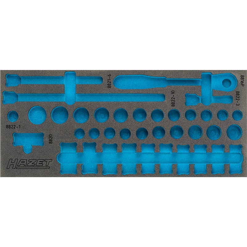 Hazet 163-379L Empty 2-Component Soft Foam Insert