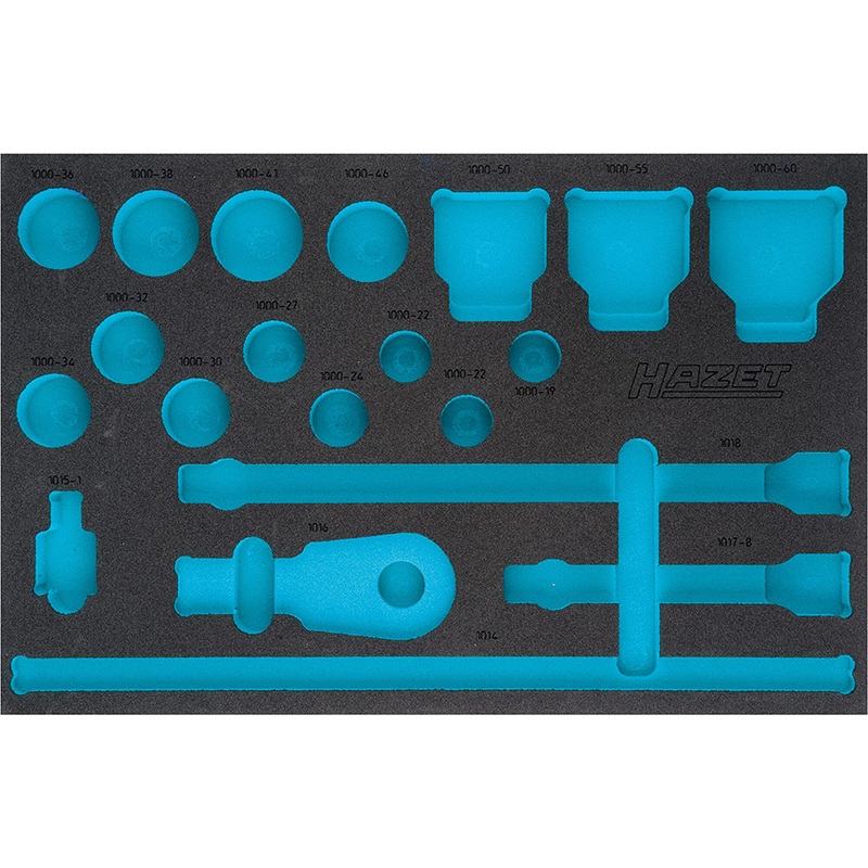 Hazet 163-406L Empty 2-Component Soft Foam Insert