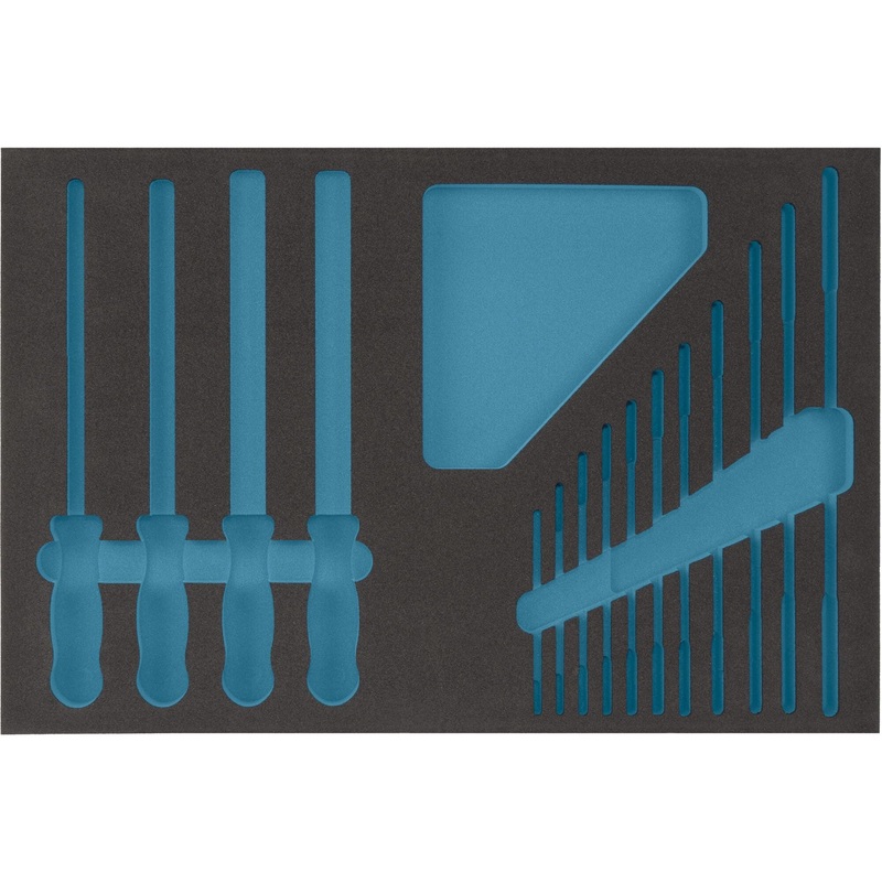 Hazet 163-55L Empty 2-Component Soft Foam Insert