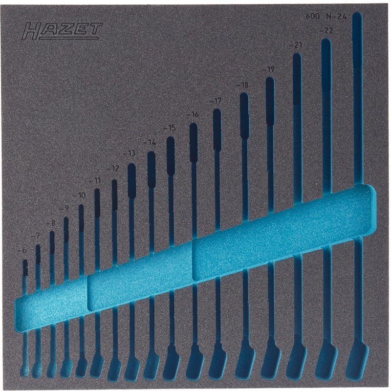 Hazet 163-98L Empty 2-Component Soft Foam Insert