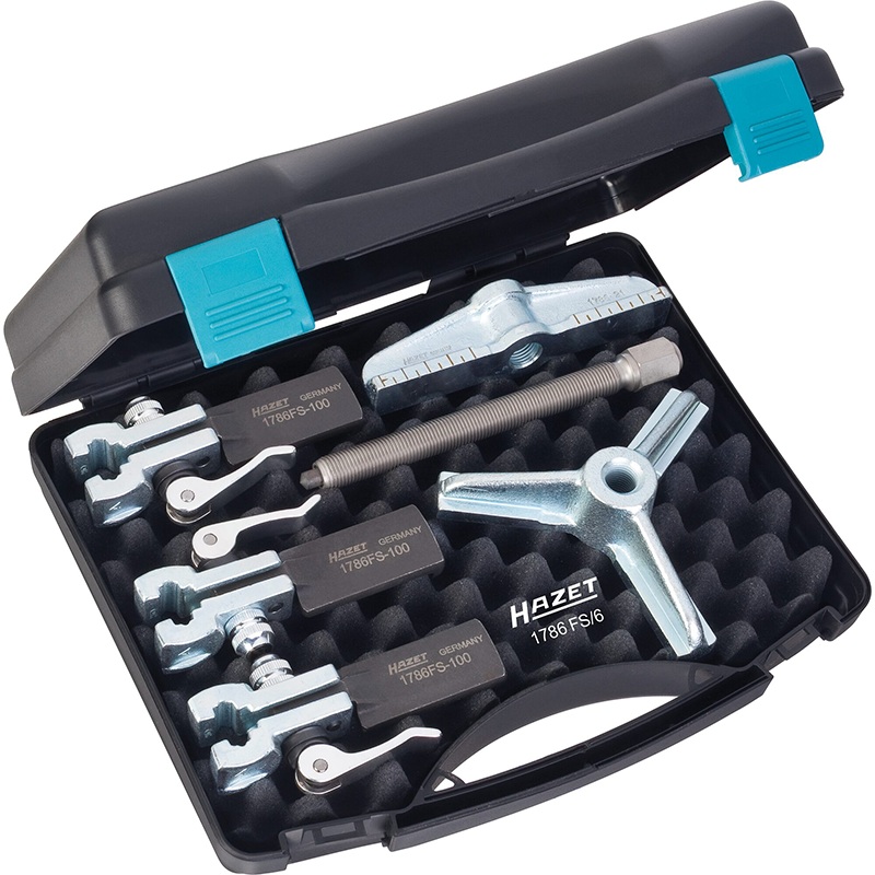 Hazet 1786FS/6 Quick-Clamping Puller Set, 6 Pieces