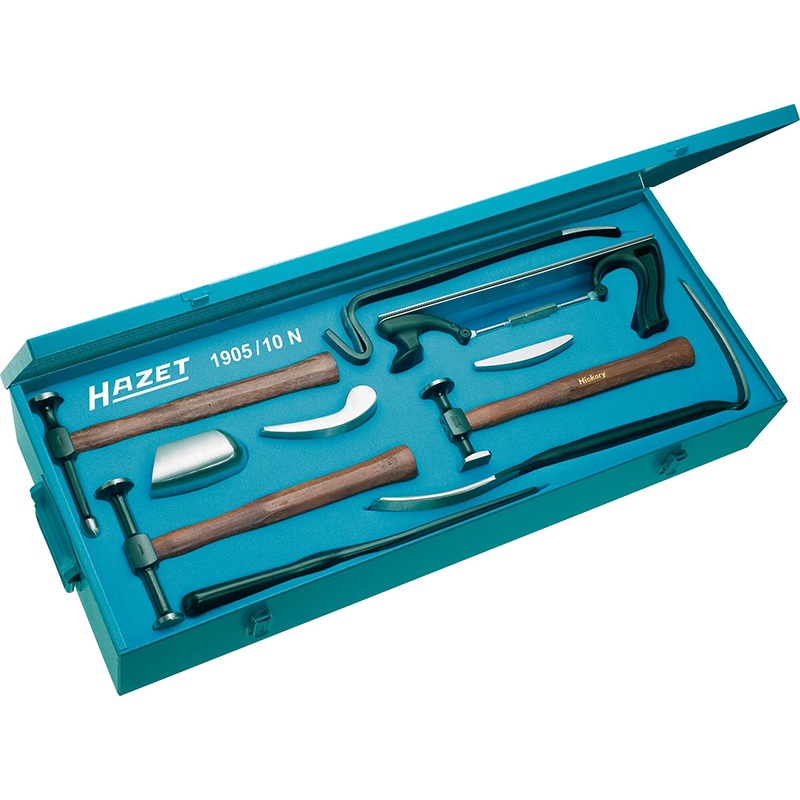 Hazet 1905/10N Body and Fender Tool Set, 10 Pieces