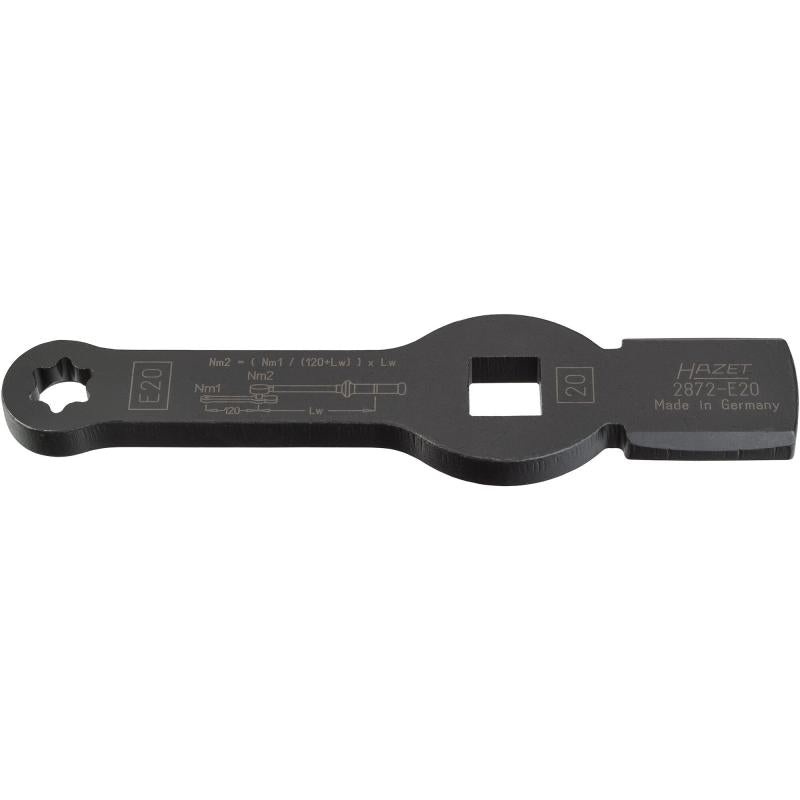 Hazet 2872-E20 TORX Slogging Wrench with 2 Striking Faces
