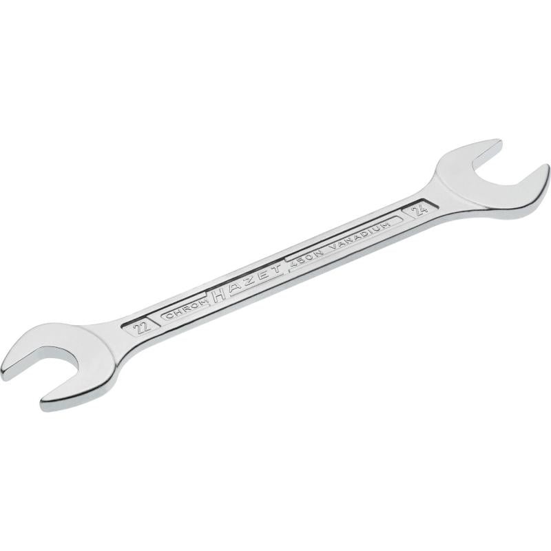 Hazet 450N-22X24 Double Open-End Wrench, 22x24mm