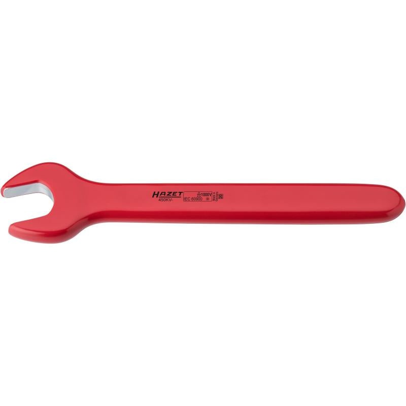 Hazet 450KV-10 Single Open-End Wrench with Protective Insulation, 10mm
