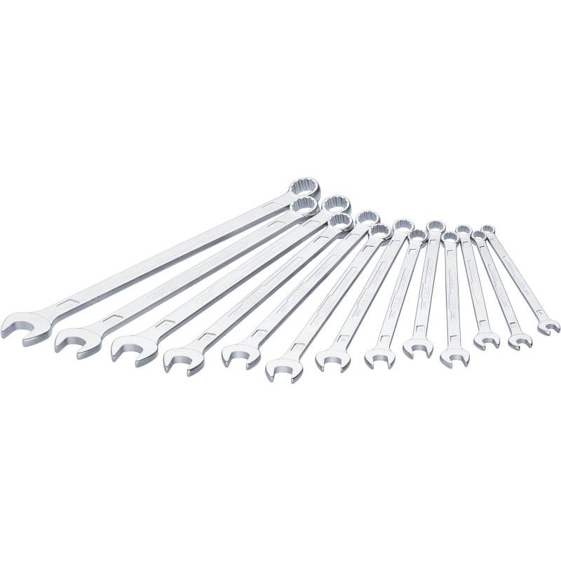 Hazet 600LG/13 Combination Wrench, Extra Long, Slim Design, 13 Pieces