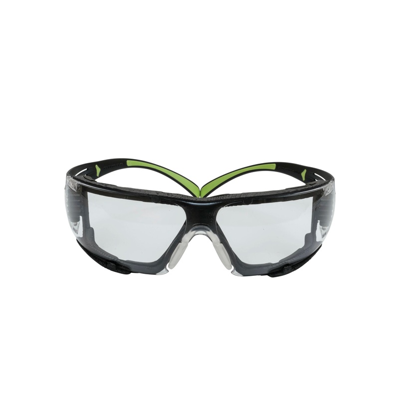 3M SecureFit Protective Eyewear SF410AS-FM, Indoor/Outdoor MirrorLens, Foam