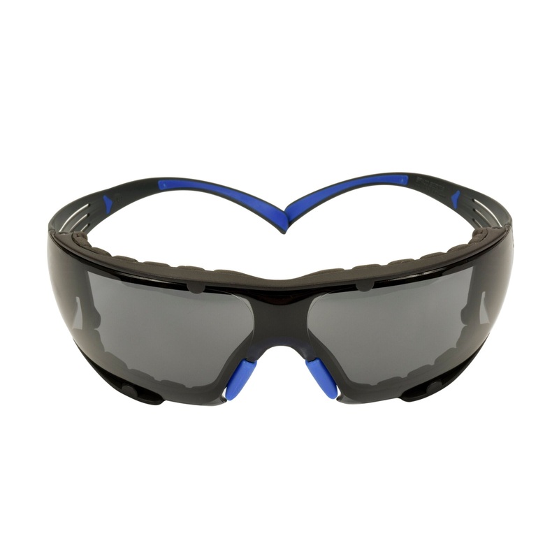 3M SecureFit Safety Glasses SF402SGAF-BLU-F, Blue/Gray