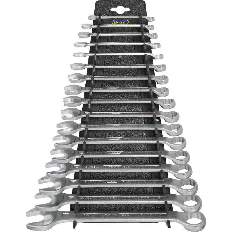 Hazet 603/17H Combination Wrench Set, 17 Pieces