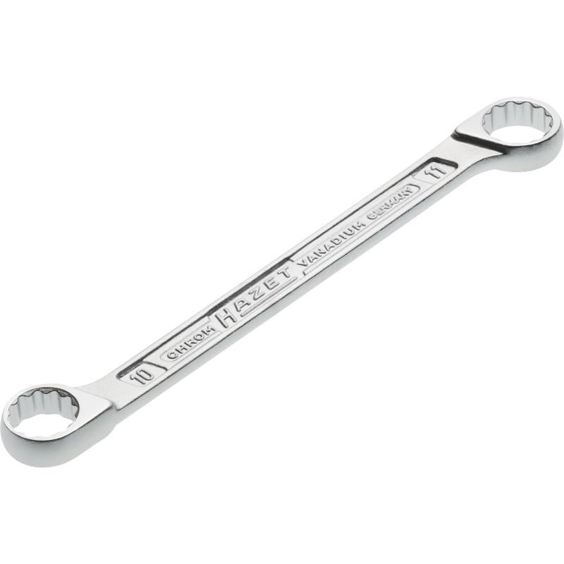Hazet 610N-10X11 Double Box-End Wrench, 12-Point, 10x11mm