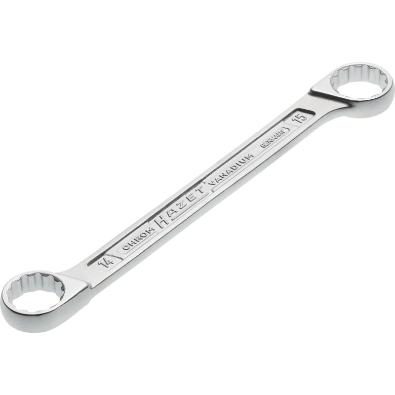 Hazet 610N-14X15 Double Box-End Wrench, 12-Point, 14x15mm
