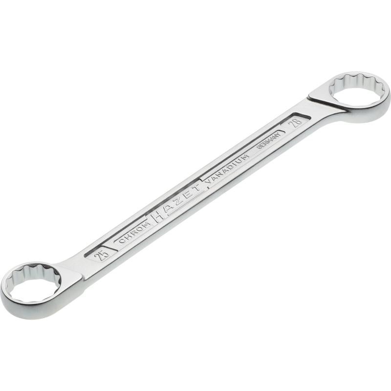Hazet 610N-25X28 Double Box-End Wrench, 12-Point, 25x28mm
