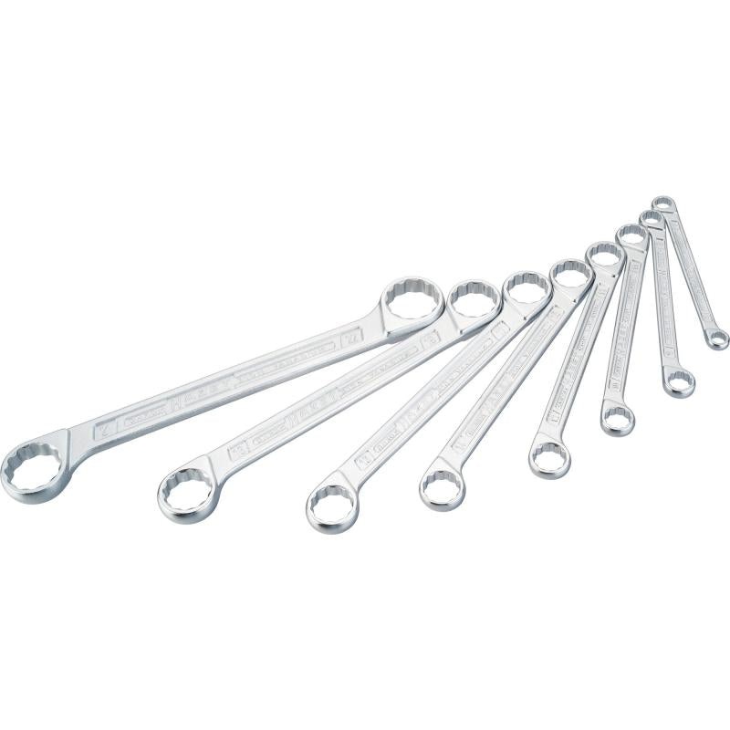 Hazet 610N/8 Double Box-End Wrench Set, 12-Point, 8 Pieces