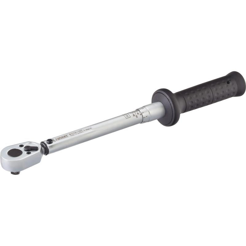 Hazet 6114-1CT Torque Wrench, US Standard, 540 lbf.ft, 10mm (3/8") Square