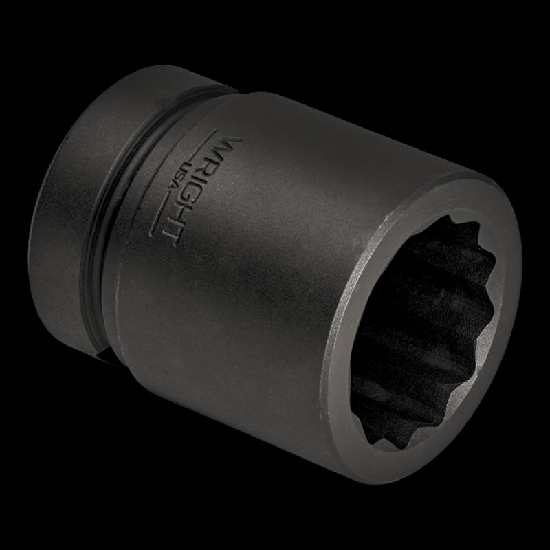 Wright Tool 84725 1-1/2" Drive 12 Point Standard Impact Socket - 1-9/16"