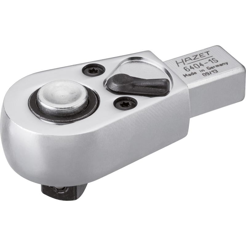 Hazet 6404-1S Insert Reversible Ratchet, 14x18mm Insert Square Drive, 12.5mm (1/2") Square