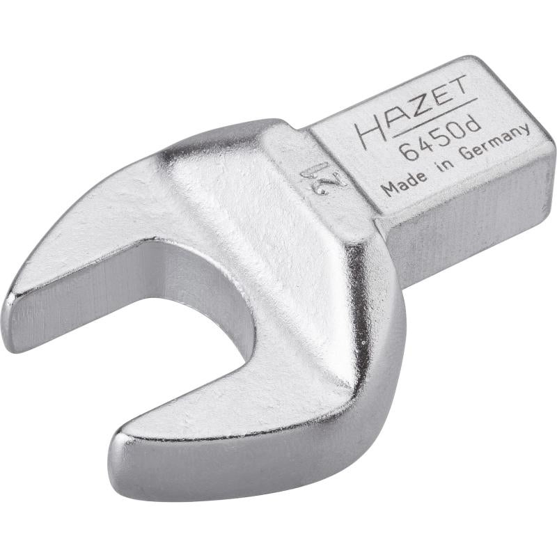 Hazet 6450D-21 Insert Open-End Wrench, 14x18mm Insert Square Drive, 21mm Hex