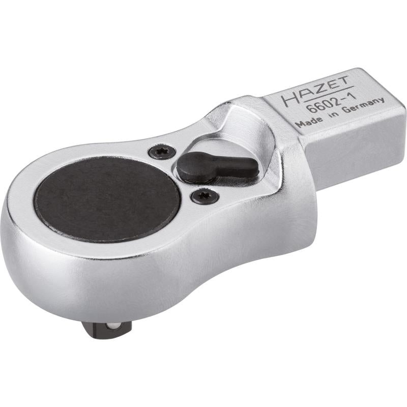 Hazet 6602-1 Insert Reversible Ratchet, 14x18mm Insert Square Drive, 10mm (3/8") Square