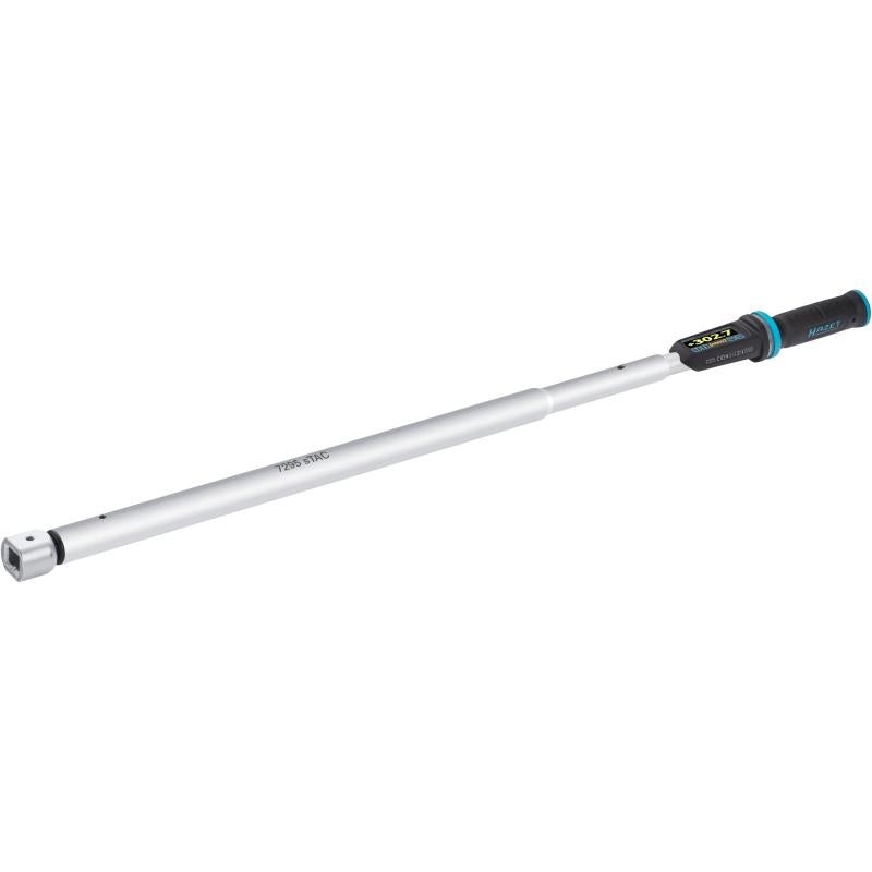 Hazet 7295-5STAC Electronic Torque Wrench with Built-In Angle Gauge, 65-650 Nm, 14x18mm Insert Square, 20mm (3/4") Square