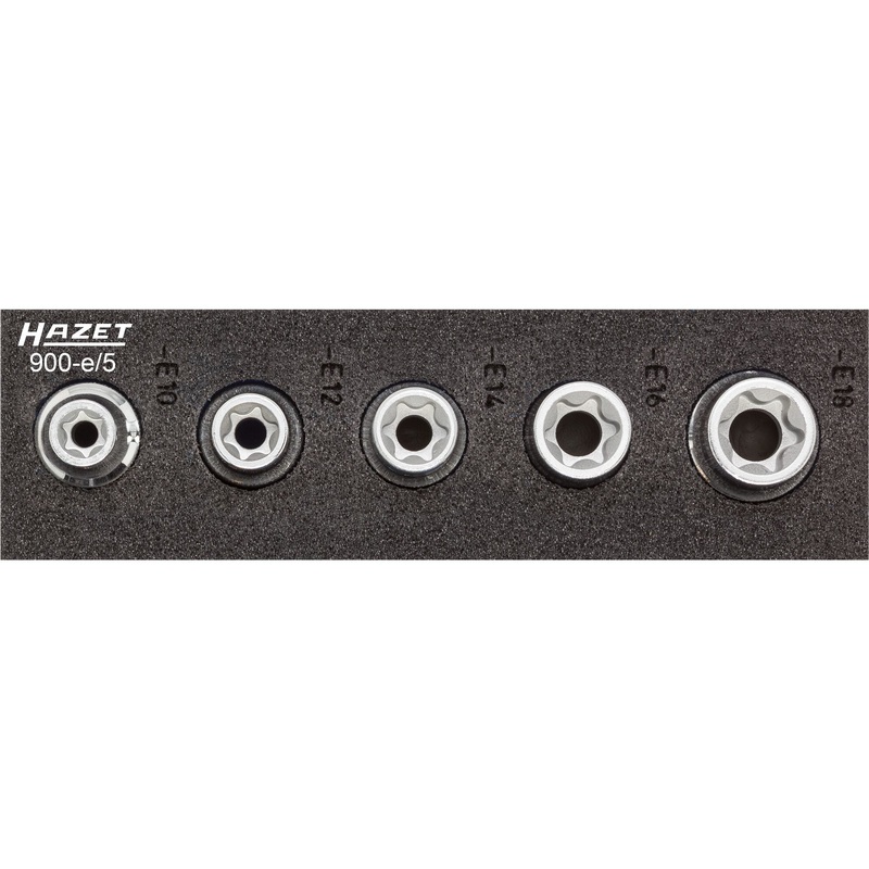 Hazet 900-E/5 TORX socket set  1/12