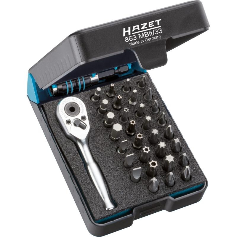 Hazet 863MBIT/33 Screwdriver Bit Set, 33 Pieces