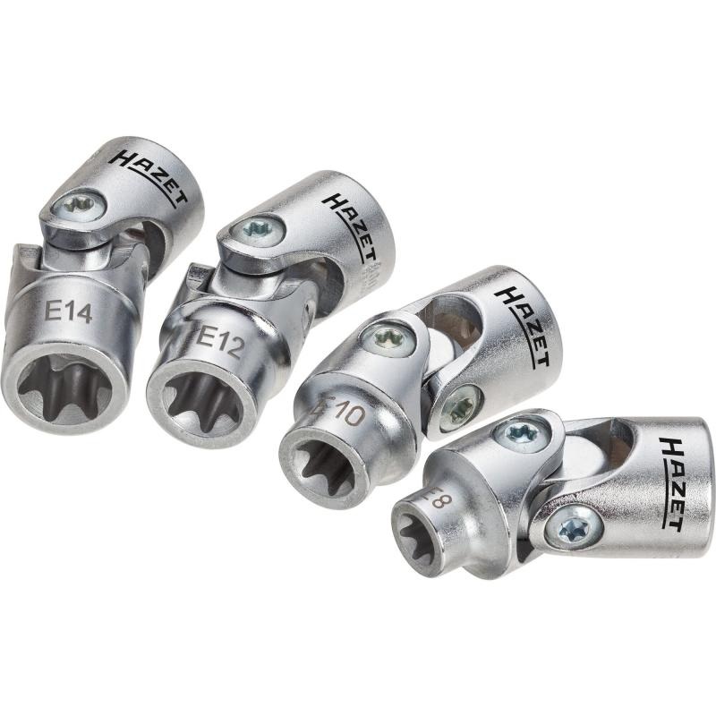 Hazet 880G-E/4 TORX Socket Set, 4 Pieces