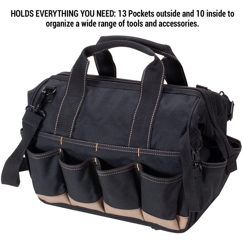 CLC 1139 15 Large Tray Tote Tool Bag