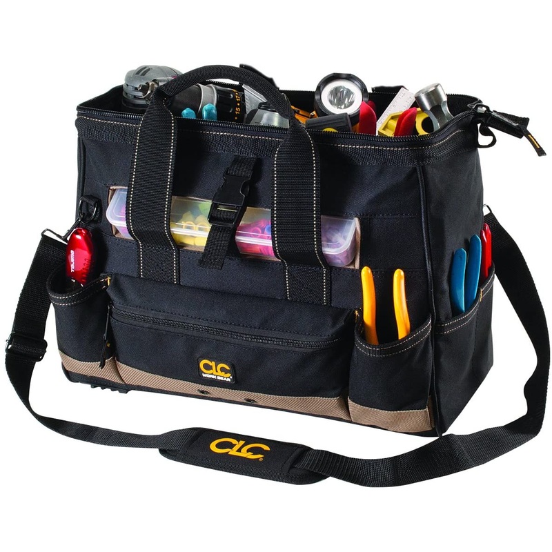 CLC 1534 16 Tool Bag with Top-Side Plastic Parts Tray