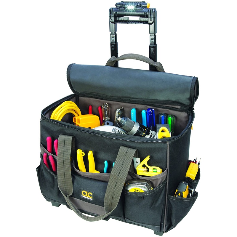 CLC L258 Tech Gear Lighted Handle 17 Roller Bag