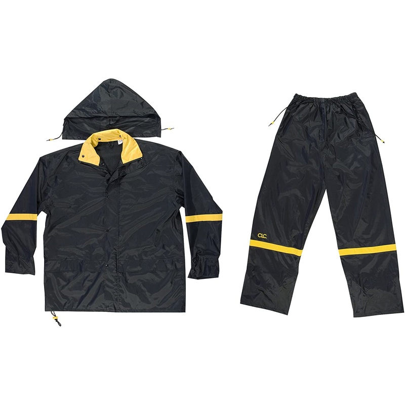 CLC R1033X 3 Piece Deluxe Nylon Rain Suit