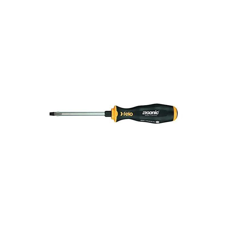 Felo 0715764525 Ergonic 23/64 in. x 6 in. Slotted Screwdriver with Hammer Cap